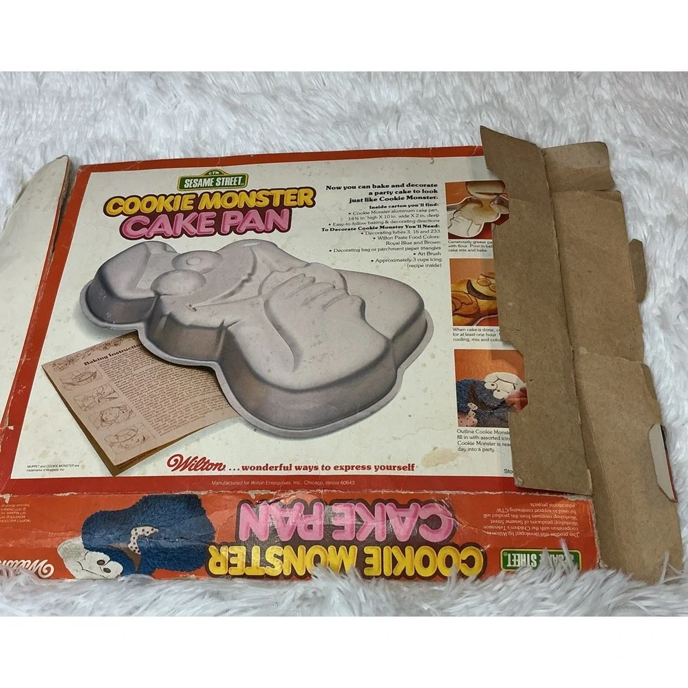 Vintage 1977 Sesame Street Cookie Monster 14 1/2